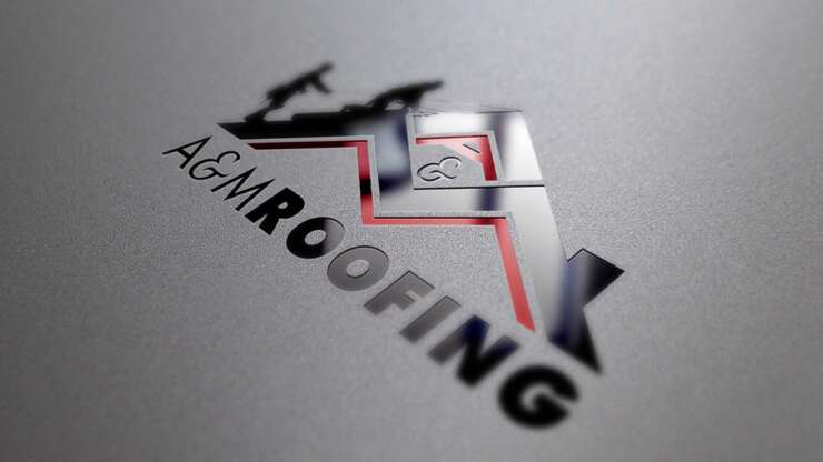 A&M Roofing Logo Design
