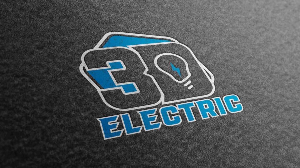 3D Electric Logo Design